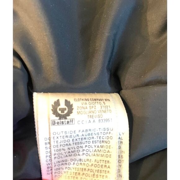 Belstaff Black Shiny Bomber Puffer Women’s Jacket Side Zip Pockets SZ IT44 US 12 - Picture 8 of 12